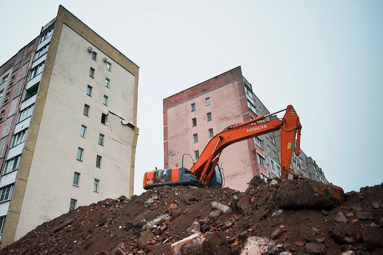 Узнали, когда завершат восстановление пострадавшей гомельской многоэтажки