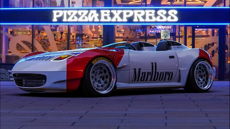 В США построили яркий спорткар по проекту российского дизайнера