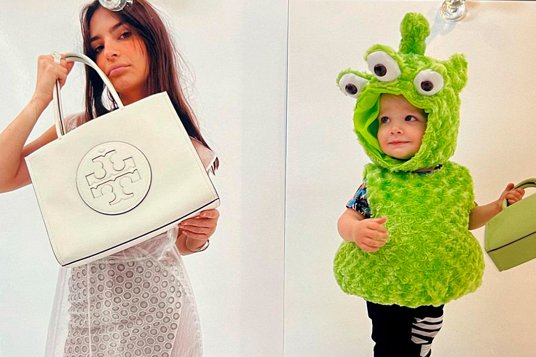 Милота дня: сын Эмили Ратаковски снялся в рекламе в образе инопланетянина