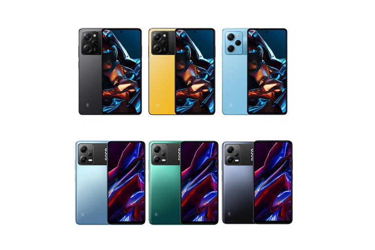 Больше пресс-фото POCO X5 и X5 Pro – смартфоны со всех сторон