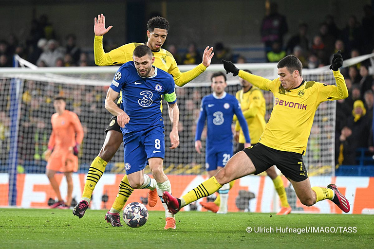 "Челси" отыграл мяч у "Боруссии" и вышел в 1/4 финала Лиги чемпионов