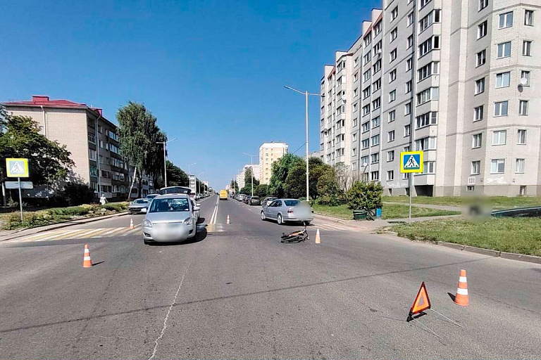 Водитель легковушки сбил юную велосипедистку в Барановичах