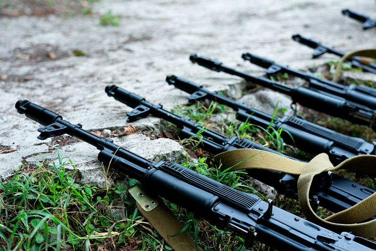 У белорусской границы проводят учения с боевой стрельбой