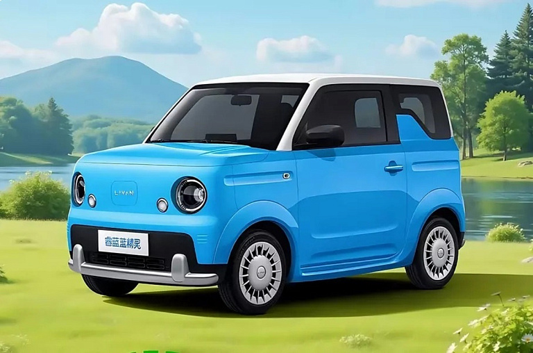 Очень дешевый и очень маленький – Geely показала электрокар "Смурф"