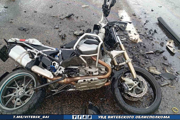 Под Витебском в ДТП с мотоциклом пострадал подросток, есть погибший