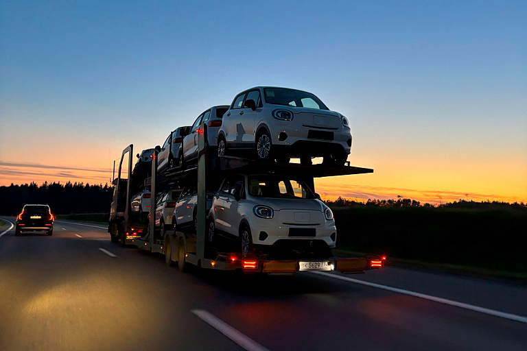 В Беларусь привезли крохотный ситикар Leapmotor T03 за $13 800