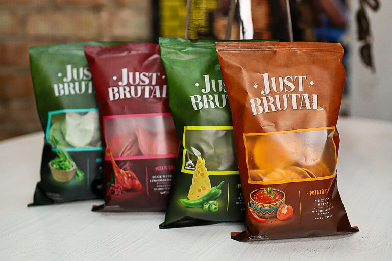 вкуснейшие чипсы Just Brutal с разными вкусами