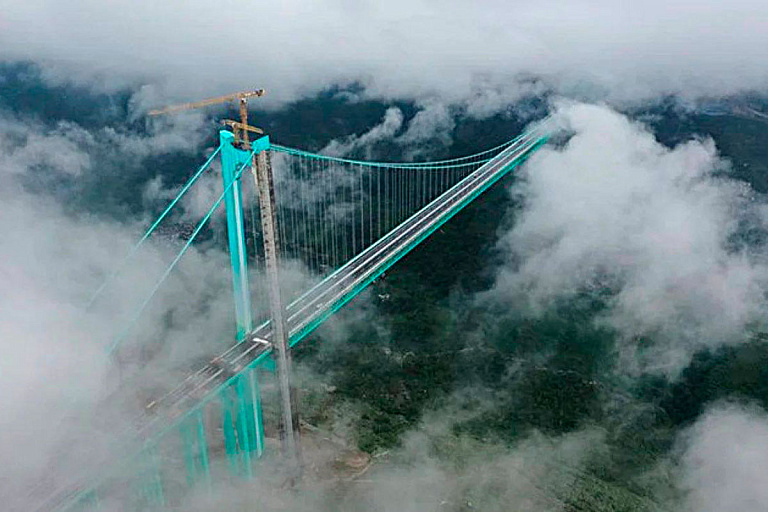 Вдвое выше Эйфелевой башни – в Китае построили самый высокий мост в мире