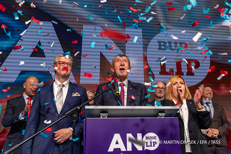 На парламентских выборах в Чехии победила партия евроскептика Бабиша