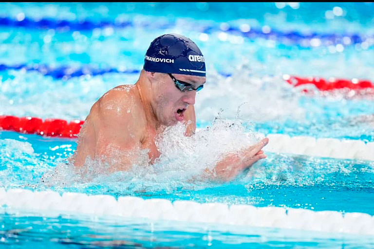 Шиманович завоевал серебро на этапе Кубка мира по плаванию