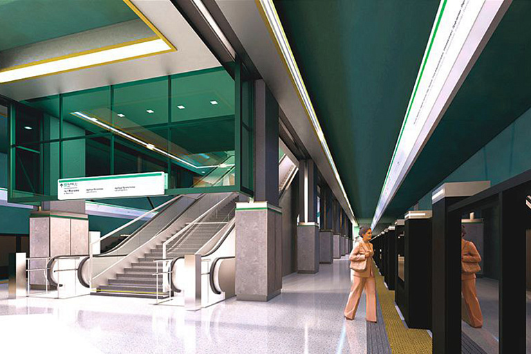 Минчанам вновь показали, как может выглядеть кольцевая линия метро