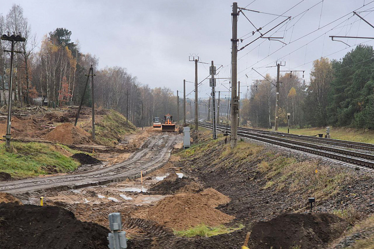 Исторические кадры: блогер показал стройку ж/д путей в минский аэропорт