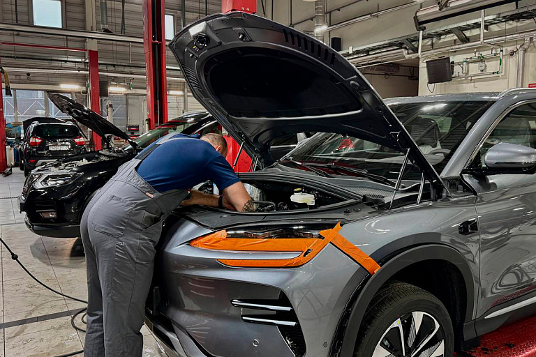 В Минске открыли сервисный центр BYD c кузовным ремонтом