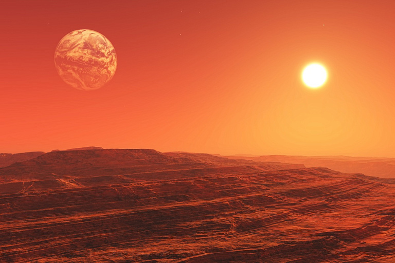 На Марсе нашли пещеры, где могла существовать жизнь