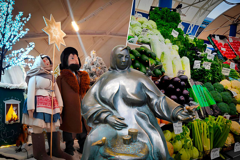 На Комаровке внезапно наступил Новый Год – и фрукты уже по Br2