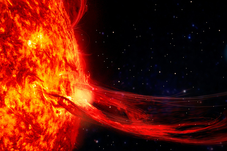 На Солнце зафиксирована одна из сильнейших вспышек за год – видео