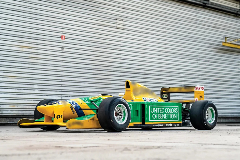 Победоносный Benetton B192 Михаэля Шумахера продадут на аукционе