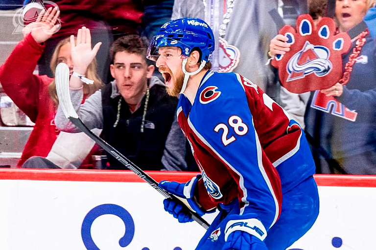 Белорус Илья Соловьев забросил первую шайбу в НХЛ