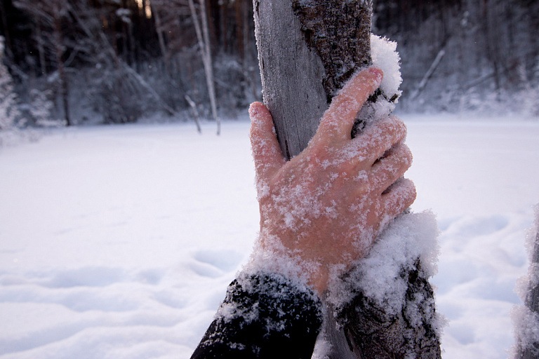 Жертва "Улли": белорус замерз насмерть во время снегопада