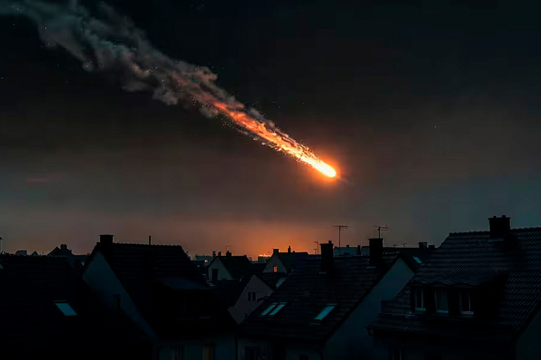 Как в Челябинске: метеорит повредил жилые дома в Германии